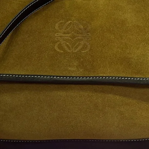 Loewe Olive and Black Crossbody Bag - Picture 3 of 15